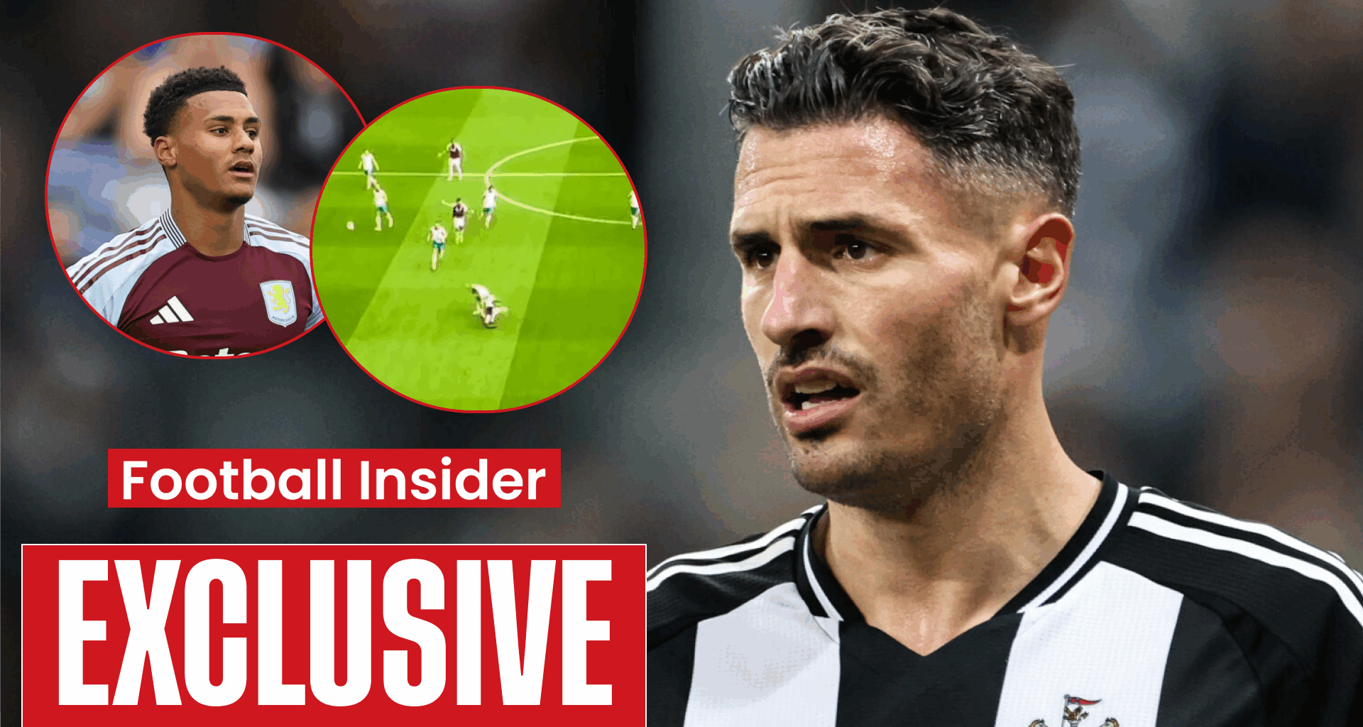 Fabian Schar red card call reviewed as Newcastle thrashed by Aston Villa