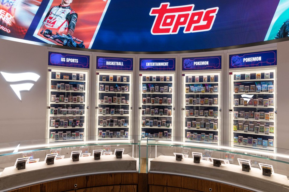 And you can even pick up non-Topps cards - like Pokemon - in store
