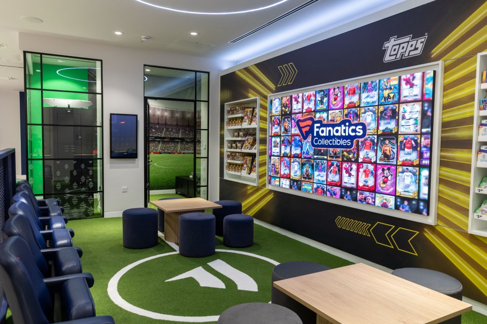 Fans will be able to watch sport while they shop
