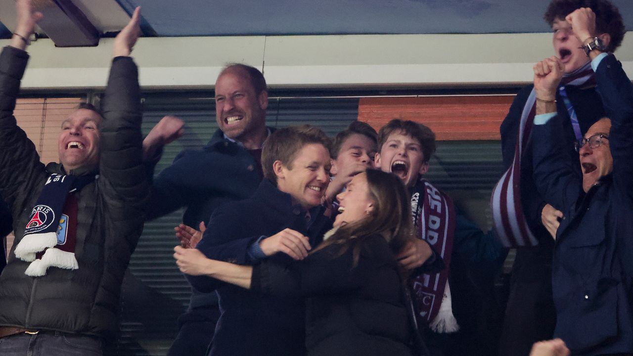 Hugh Grosvenor and Olivia Henson reunite with Prince William after announcing their baby news