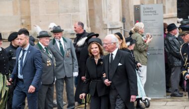 Queen Silvia of Sweden returns from surgery for the funeral of Prince Andreas of Saxe-Coburg and Gotha – which royals joined her?