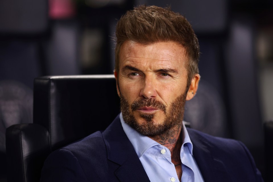 FORT LAUDERDALE, FLORIDA - APRIL 09: David Beckham, co-owner of Inter Miami CF, looks on prior to the CONCACAF Champions Cup 2025 Quarter-final second leg match between Inter Miami CF and Los Angeles Football Club at Chase Stadium on April 09, 2025 in Fort Lauderdale, Florida. (Photo by Megan Briggs/Getty Images)