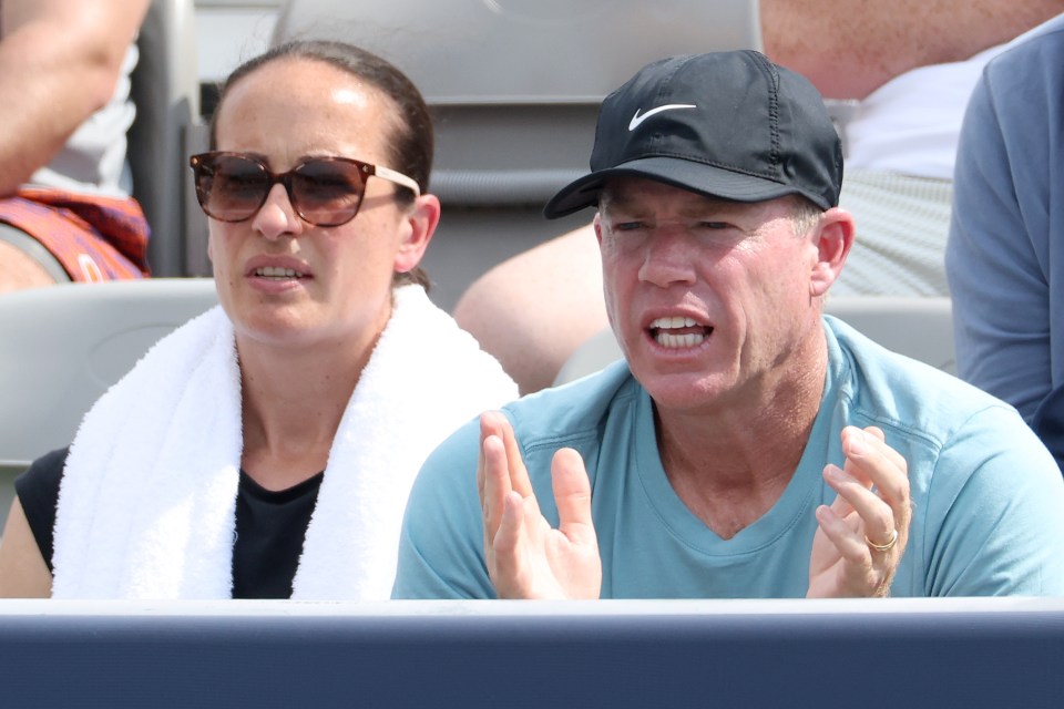 Petchey (right) helped Raducanu enjoy her deepest run at a WTA 1,000 event