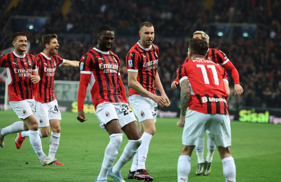 Although Milan's players were excited with the win, their thoughts were with Maignan