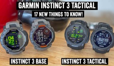 Garmin Instinct 3 Tactical vs Instinct 3 Hands-on: Everything You Need to Know!