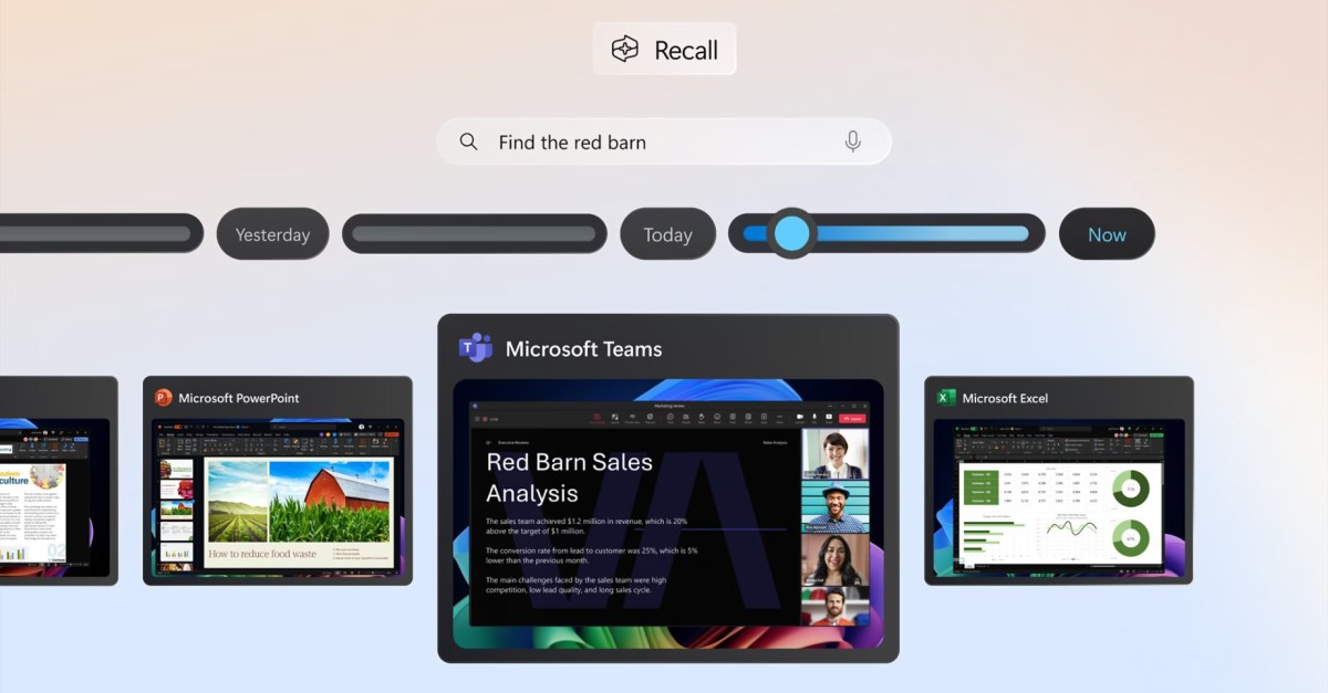Microsoft launches Recall and AI-powered Windows search for Copilot Plus PCs