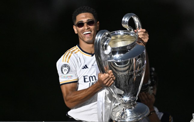 Real Madrid UEFA Champions League Trophy celebrations