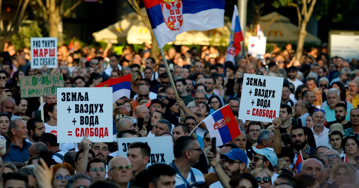Is Serbia turning into an EU mining colony? – POLITICO