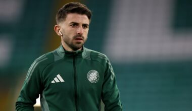 Greg Taylor told in a blunt fashion if he leaves Celtic ‘he won’t’ join another Champions League club 