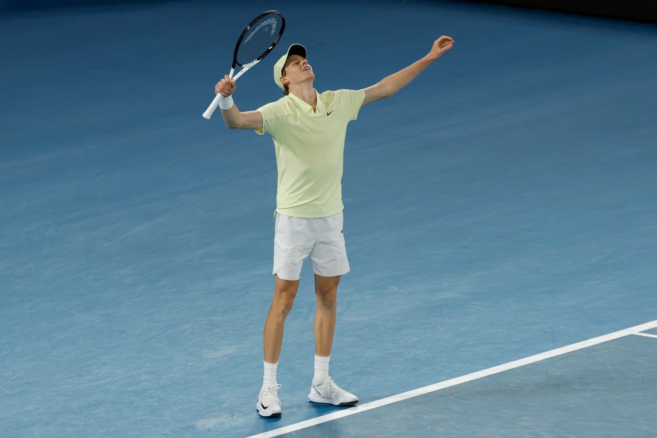 Sinner is cleared to play in the remaining three Grand Slams with his ban ending on May 4