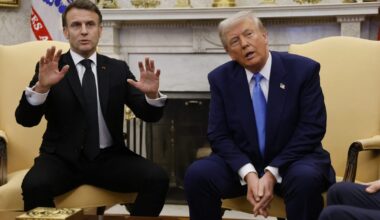 Macron calls on EU companies to freeze investments in US – POLITICO