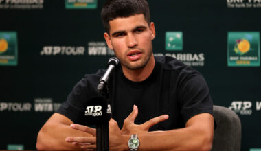 Carlos Alcaraz says there's a young player on the ATP Tour who hits the ball so hard and will compete for big titles soon