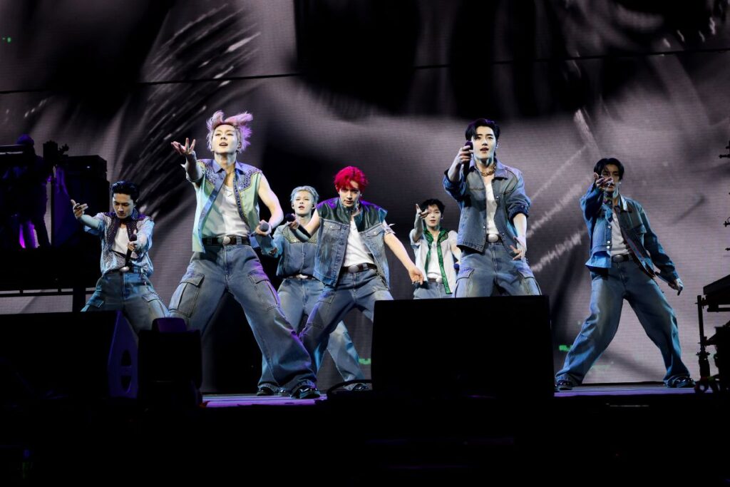 ENHYPEN playing a show at Coachella in 2025