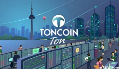  Toncoin's large transaction spikes to 9.03 billion worth $34.28 billion