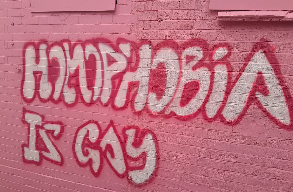 Some of the unique artwork adorning the walls of the new Barley Mow 