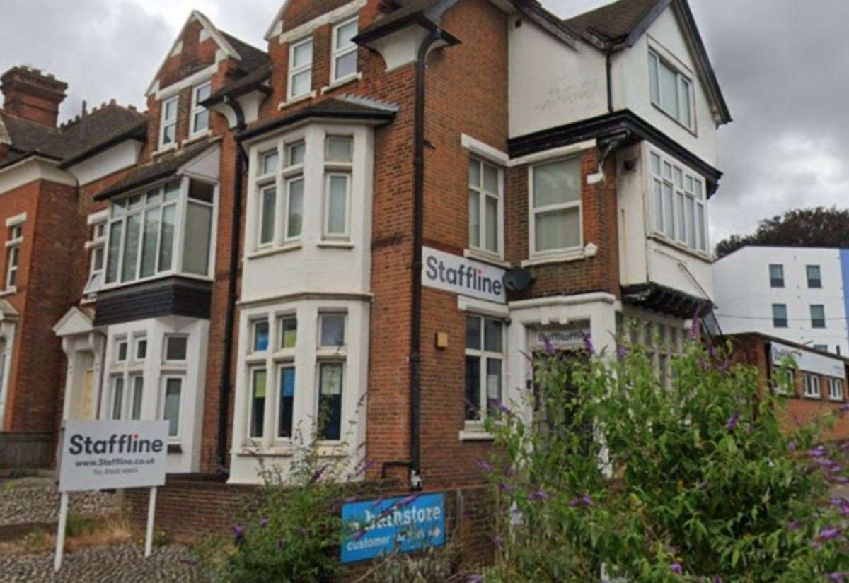 Former Staffline office in Tonbridge Road in Maidstone could become a 10-bedroom HMO say Qualis Properties