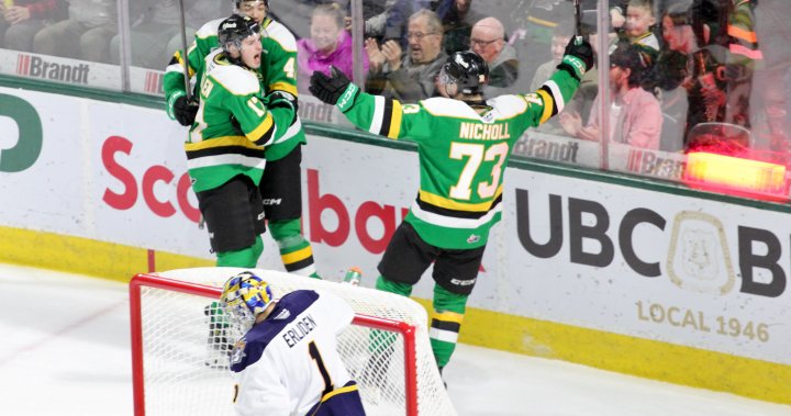 Barkey’s hat trick helps London Knights to double up Erie Otters for Game 1 win - London