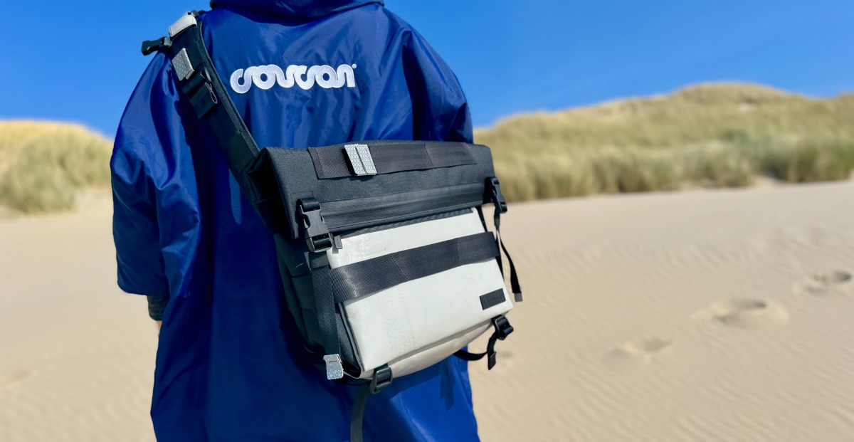 Freitag’s newest messenger bag is made from trash to last