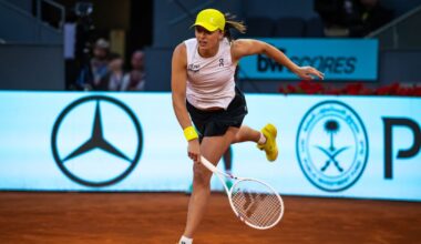 Swiatek fends off Noskova to win eighth straight Madrid match