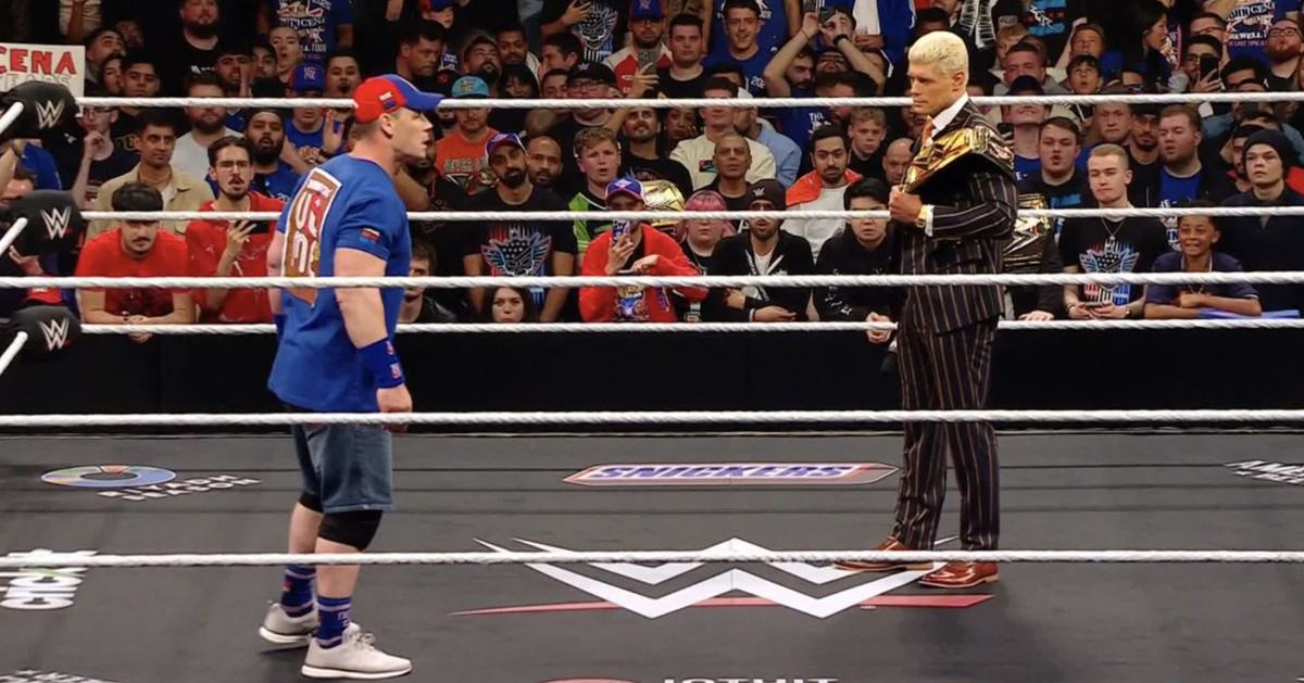 John Cena, Cody Rhodes finally fire away on Raw in London