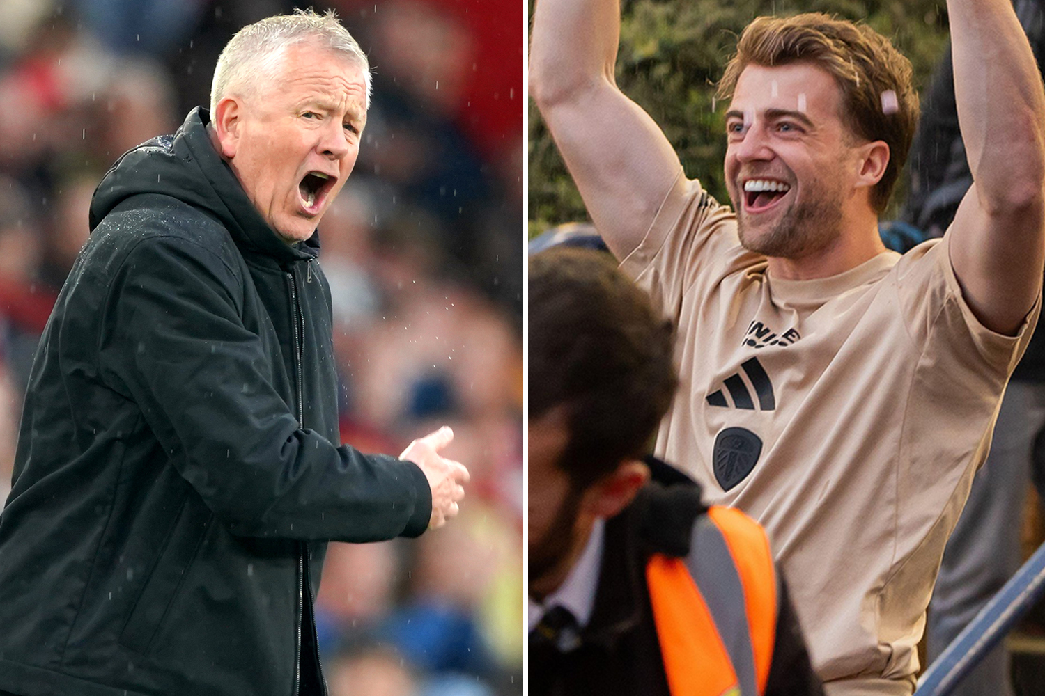 Leeds star Patrick Bamford in awkward phone call with Chris Wilder after leading X-rated chants about Sheff Utd boss
