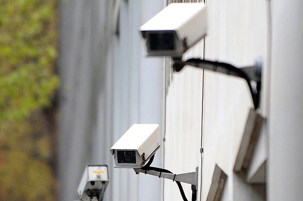 A picture of a surveillance camera