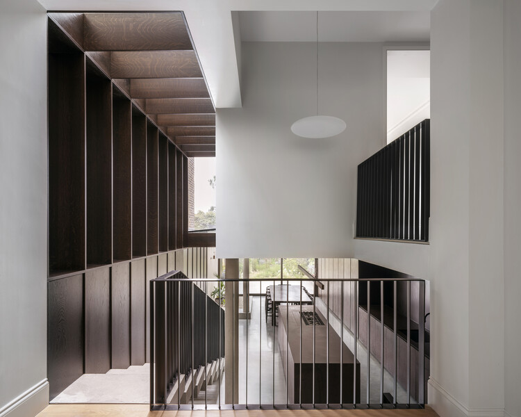 Broomhill Road House / Urban Projects Bureau - Interior Photography, Wood, Stairs, Handrail