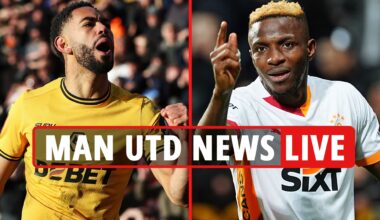 Man Utd transfer news LIVE: Red Devils 'get huge Osimhen boost', Cunha 'AGREES' United move, Rashford 'to Barcelona'