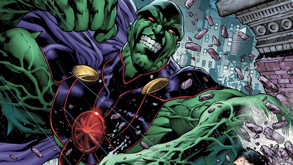 Martian Manhunter punching