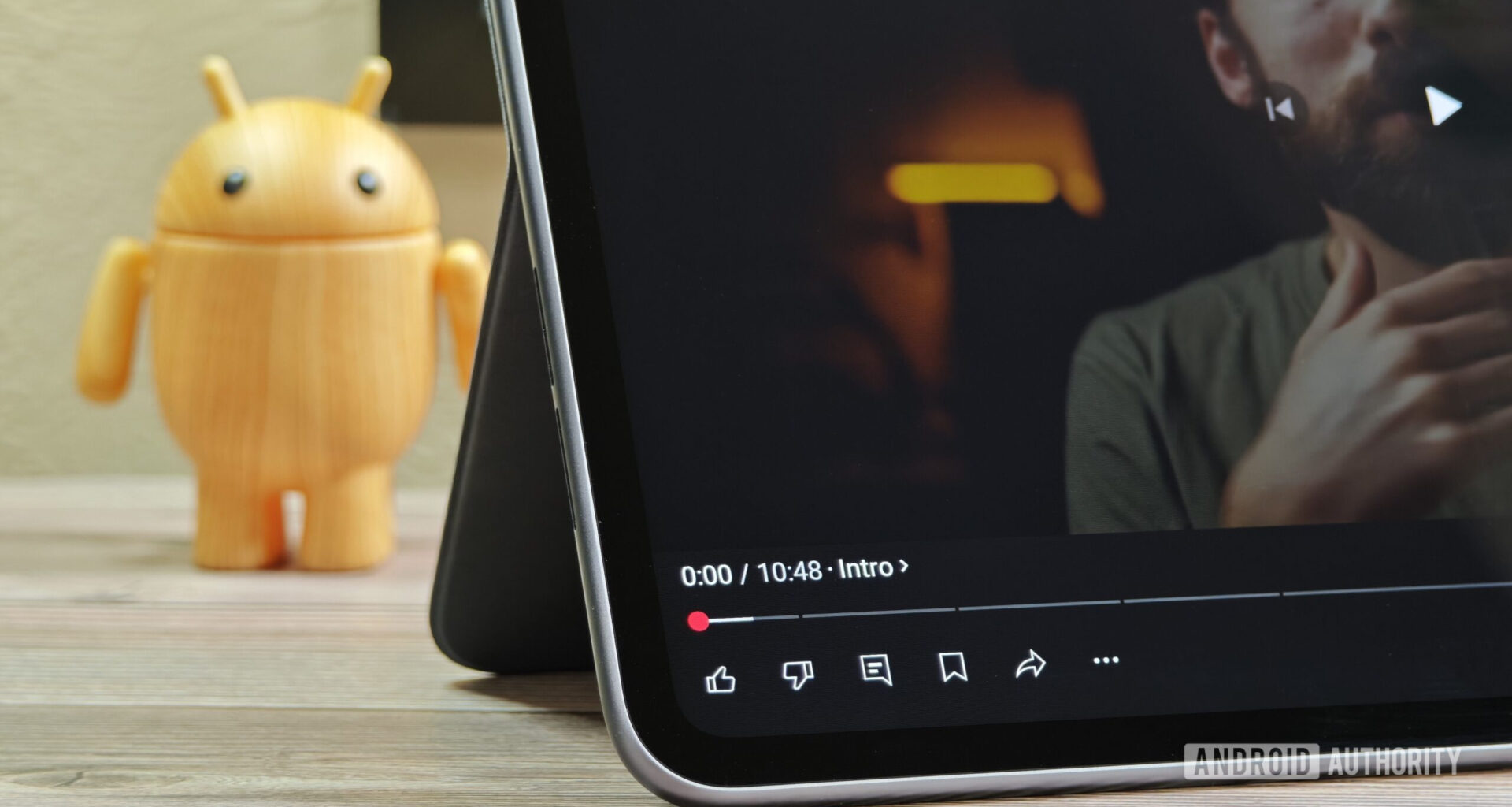Media playback on an Android tablet