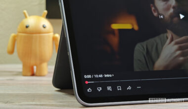 Media playback on an Android tablet