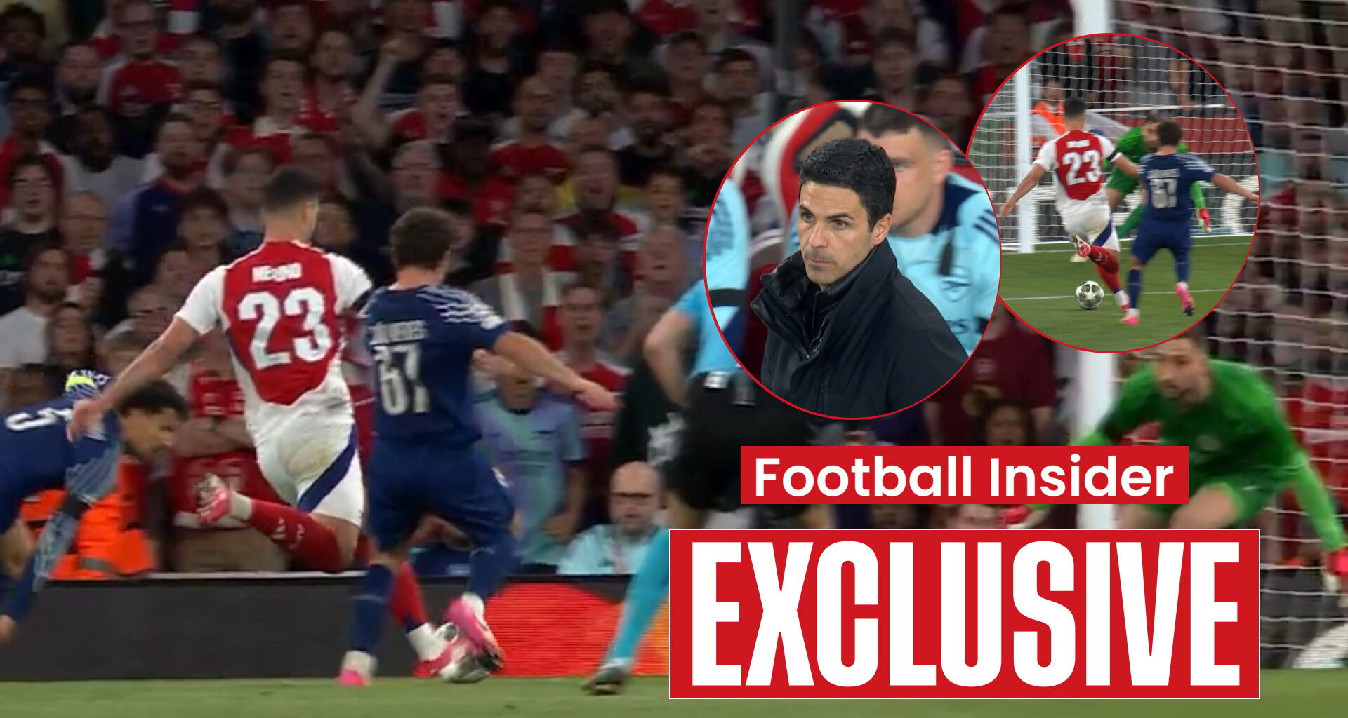 Arsenal wrongly denied penalty on Mikel Merino v PSG says ex-PGMOL boss