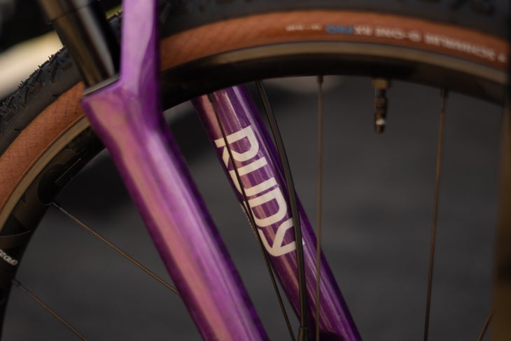 Mondraker Arid custom purple gravel bike at sea otter classic-6