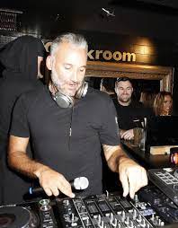 DJ performing at a club.