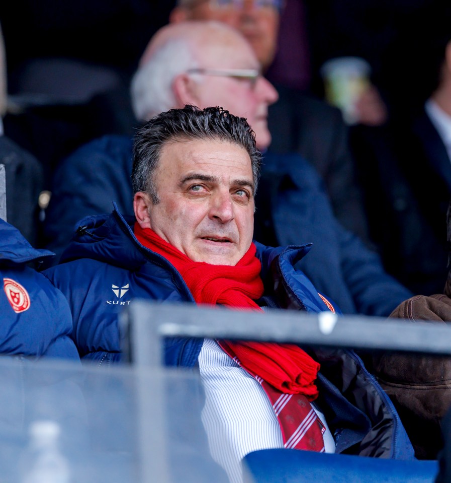 Seref Zengin at a soccer match.