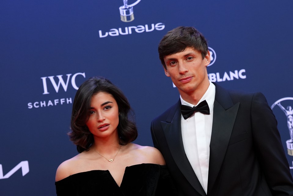 Robin Le Normand at the Laureus World Sports Awards.