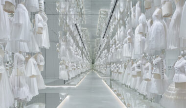 OMA / shohei shigematsu designs dior exhibition as architectural dreamscape in seoul