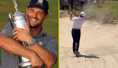 Bryson DeChambeau takes out Masters frustrations by recreating shot that beat Rory McIlroy to US Open glory