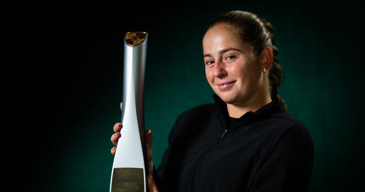 Eight years later, Ostapenko is still swinging freely and winning titles