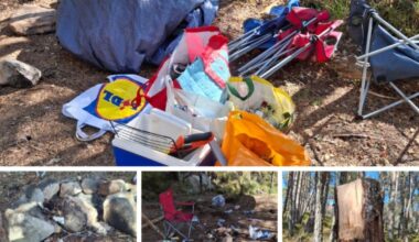 Highland Police Scotland officers confirm regular patrols of Glen Affric amid hunt for selfish campers who sparked fury from shocked community after ‘disaster area’ left on Loch Beinn a Mheadhoin island