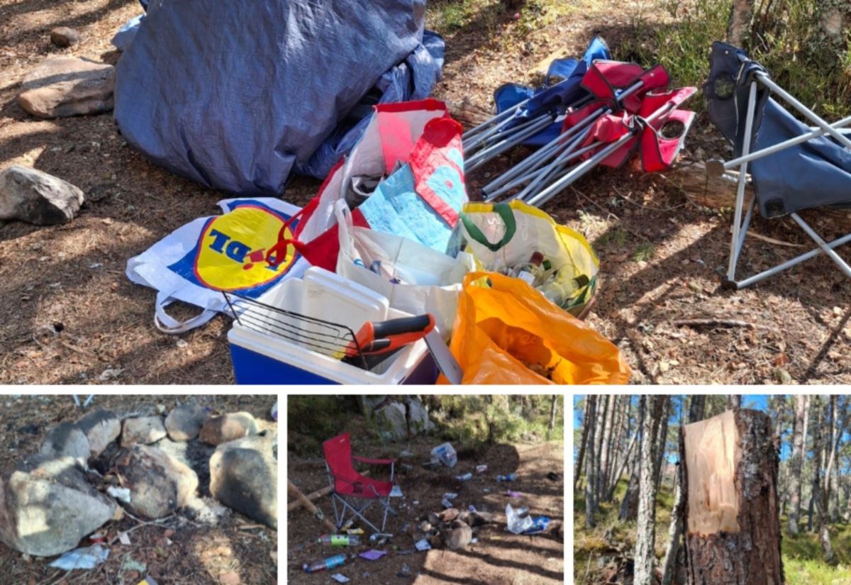 Highland Police Scotland officers confirm regular patrols of Glen Affric amid hunt for selfish campers who sparked fury from shocked community after ‘disaster area’ left on Loch Beinn a Mheadhoin island