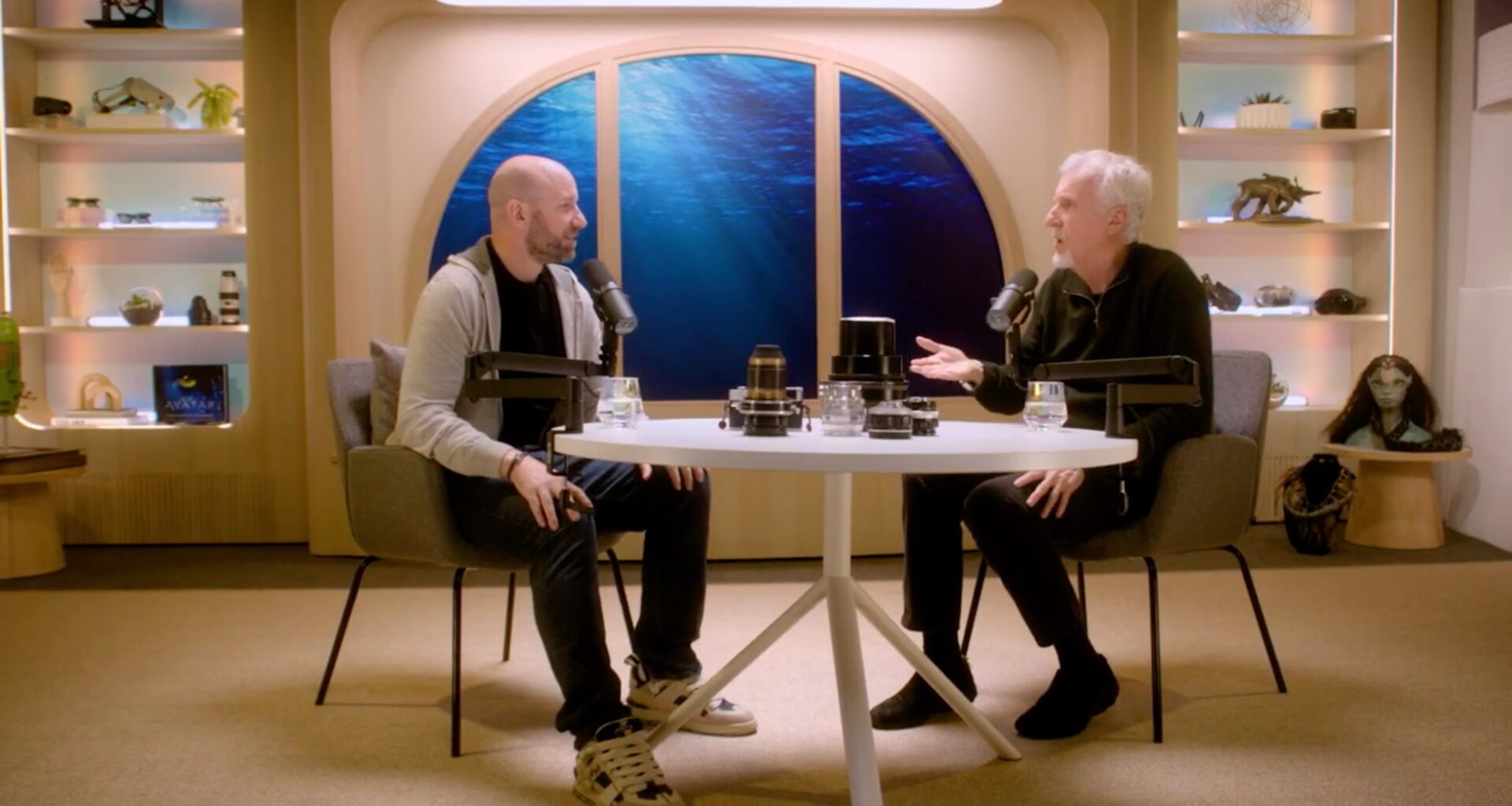 Andrew Bosworth and James Cameron speak on Boz to the Future Podcast about VR filmmaking and future Quest headsets' potential