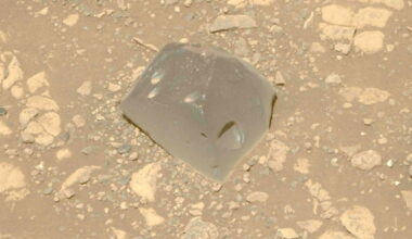 Perseverance rover Skull Hill