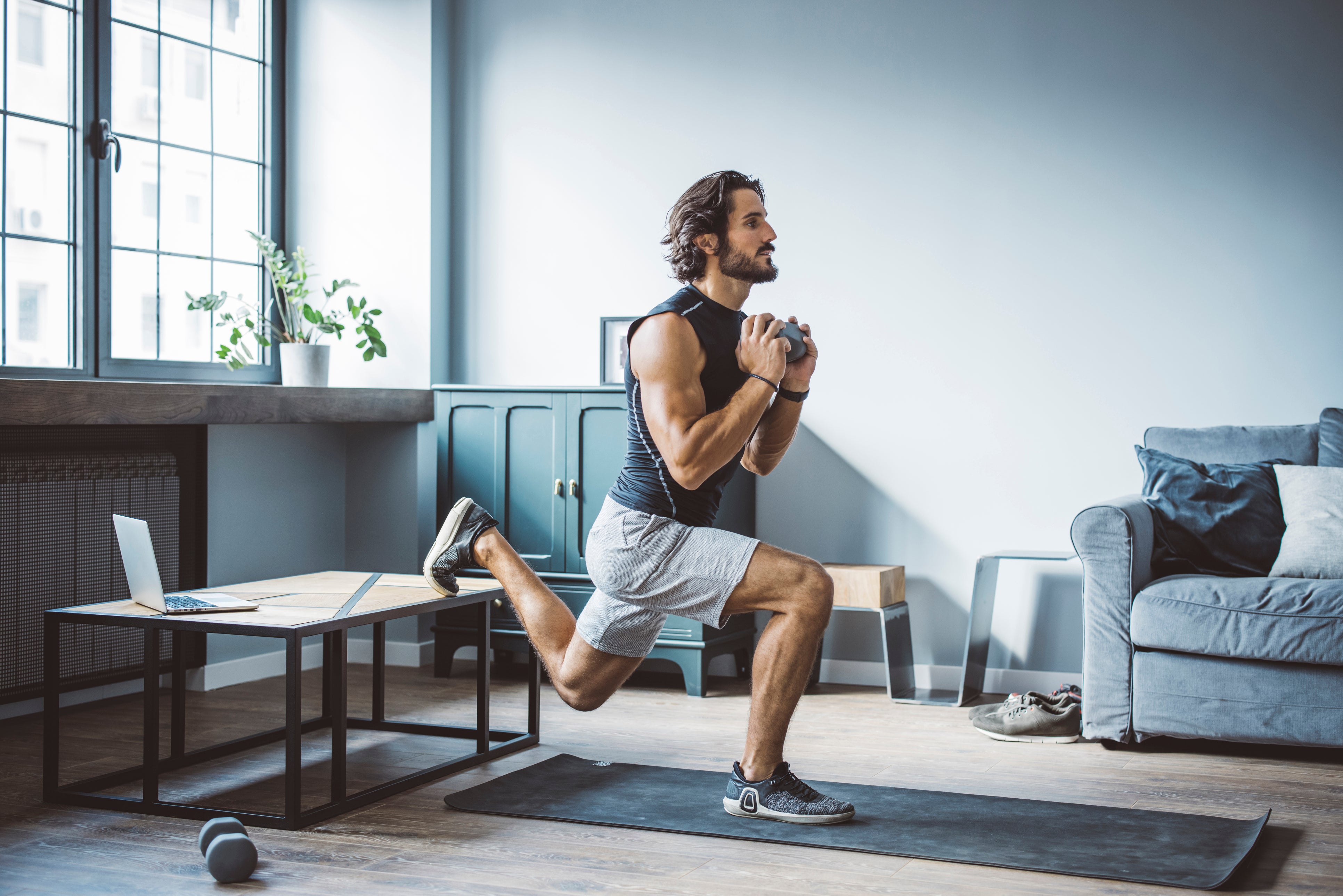 Strength training can be performed in the gym or at home with minimal equipment – as long as you find a way to make it adequately challenging for your fitness levels