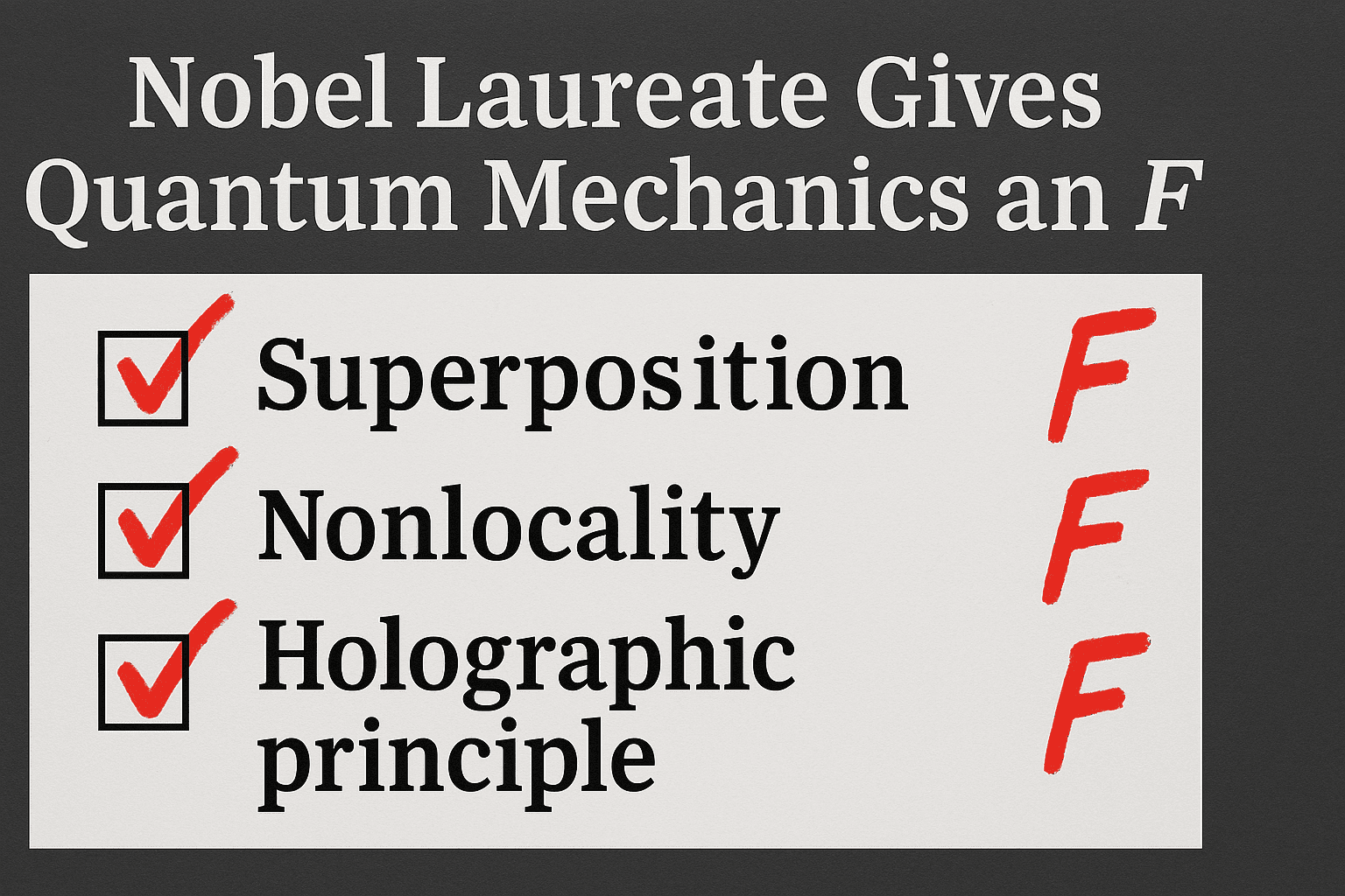 quantum mechanics