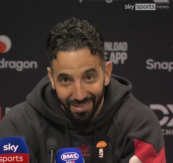 Amorim joked that 'Neville is critical of everything' during his press conference