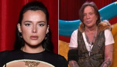 Bella Thorne claims Celebrity Big Brother's Mickey Rourke caused 'bruises on her pelvic bone'