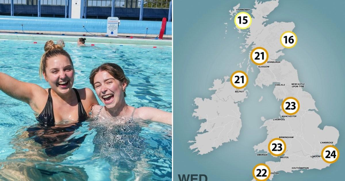 Hottest day of the year forecast with UK weather set for 28°C - but no heatwave | News UK