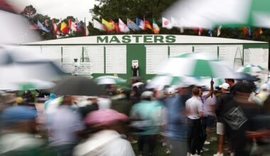 Masters tee times: UK start and schedule for day one and two groupings