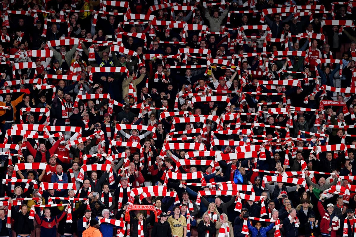 Arsenal fans brutally mock Tottenham during huge Champions League win - London Evening Standard